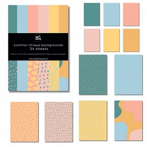 Summer Printable Scrapbook Paper – 6 Summer Patterns & 6 Solid Colors – A5 Digital Paper Pack for Junk Journals, Planners, Scrapbooking - Etsy Canada