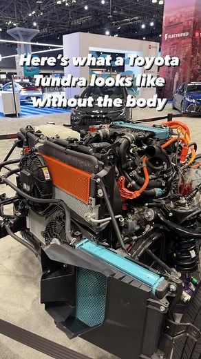 #toyota #tundra somehow looks bigger without the body. #toyotatundra #toyotatundratrdpro | Shifting Lanes