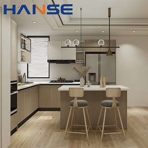 [Hot Item] Melamine Kitchen Cabinet American Modular Cheap Solid Wood Kitchen Cabinets