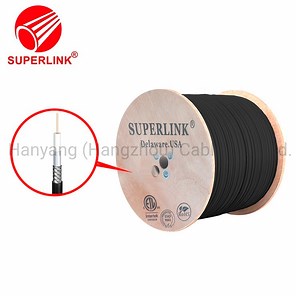 [Hot Item] Premium Rg59 Cable20 AWG Video Surveillance Coaxial Cableriser Rated, Cmr, Cl2r, FT4, Sunlight Resistant