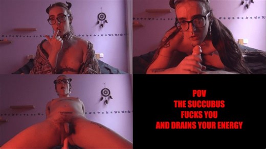 POV la súcubo trans te drena la energía | Clips4sale