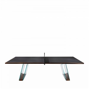 Scambio Wood and Glass Ping-Pong Table
