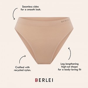Love a seamless fit? The new Seamless Briefs provide a body-loving fit that sits seamlessly under clothing, making them the perfect brief for every occasion. Currently available in a Hi-Cut, Full Brief and Hi-Gee style 🤩 #BerleiAus #InSupportOfYou [ID: A gif of the UnderState Seamless Hi Cut Briefs in Nude and Cherry wine with copy that reads Seamless sides for a smooth look, crafted with recycled nylon, Leg-lengthening high-cut shape for a body-loving fit.] | Berlei