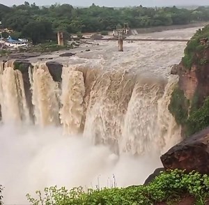 Gokak Falls as on 23 July 2021 Pc: Manjo Vaidya | Allaboutbelgaum