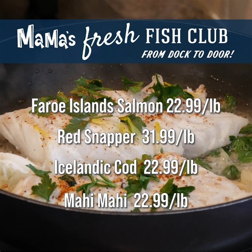 MaMa's Fresh Fish Club is here to satisfy your cravings with the freshest catch straight from the coasts. Say goodbye to frozen fish and hello to sustainably sourced, wild-caught fillets that will leave your taste buds wanting more! At MaMa's Fresh Fish Club, we take pride in providing you with the highest quality seafood. Chris from Express Foods has all fish flown in overnight, ensuring ultimate freshness and flavor. Plus, all our fillets are sustainably harvested, so you can indulge guilt-fre