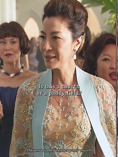 Crazy Rich Asians wedding scene: Rachel meets Eleanor