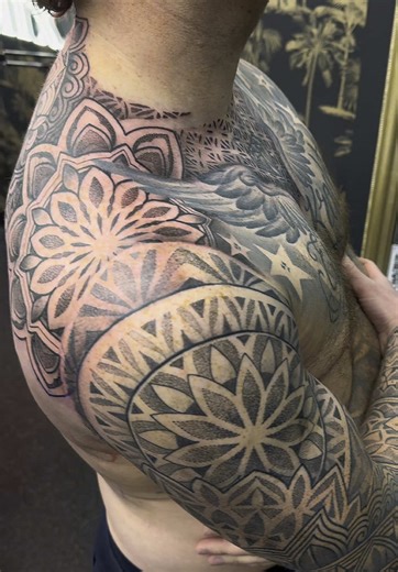 Tattoo Ontwikkelingen: Schouder, Borst en Rug Vul Technieken