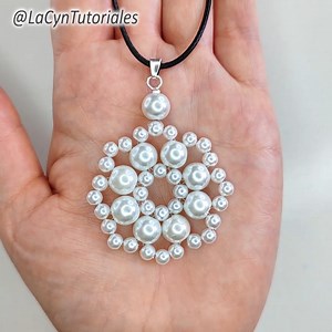 Colgante círculo de perlas | La Cyn