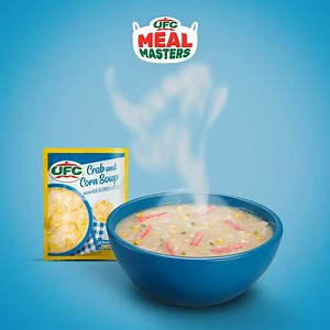 62K views · 135 reactions | The cold weather calls for moooore soup servings ♨️ Enjoy up to 4 to 5 hot bowl servings of UFC Soups today  Available in Crab and Corn, Chicken and Corn, and Cream of Mushroom flavors. #MaySoup4U | UFC World Class | Facebook