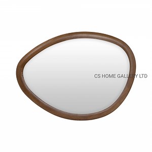 [Hot Item] Round Wooden Furniture Dining Living Mirror