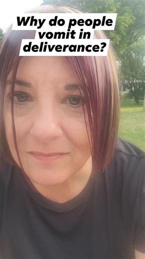 Why do demons come out through vomit, spit up, and phelm? Is it a sign of a particular kind of deliverance? #deliverance #mentalhealth #prayer #fear #healing | Kathy DeGraw