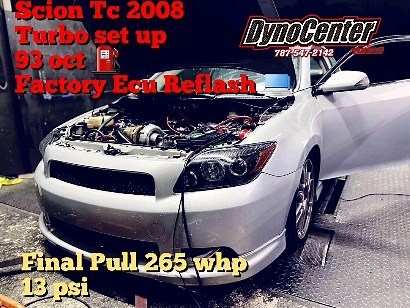 We worked with this Scion Tc with its factory computer💻 and a turbo system, we were not able to reach📈 300 whp but some details will be fixed to reach them with its factory engine ⛽️ if you have one of these models contact us or write us ✏️ by 📱 WhatsApp or messenger 📱 at ☎️7875472142☎️ #sciontc #scion #tc #sciontcclub #toyota #scionnation #sciontcnation #jdm #scionlife #scionlove #cars #scionfamily #trd #scionclub #stance #scionracing #scionfrs #car #carsofinstagram #carporn #loweredlifesty