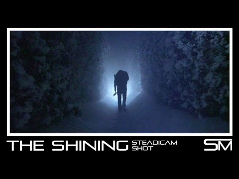 The Shining (1980) - Night Chase in the Hedge Maze Steadicam Shots