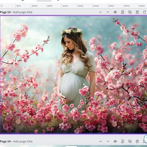 Spring Floral Field Nature, Creative Composite, Garden Digital Background, Digital Backdrop Photography, Portrait Photoshoot Overlay, - Etsy