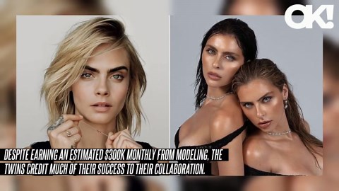 Viral Twins Lauren and Katie Hamden Compared to Cara Delevingne for Strikingly Similar Appearance
