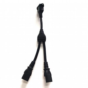 [Hot Item] Panel Mount C14 to 2xc13 Y Splitter Power Extension Cord