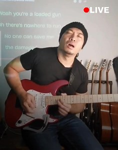 18K views · 1.2K reactions | BONJOVI YOU GIVE LOVE A BAD NAME by alvin de leon #guitaroke | alvin de leon | Facebook