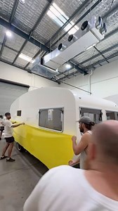 465 reactions · 11 comments | Wrapping the second yellow Goldy for this month!  #caravan #caravanlife #caravanlifestyle #van #vanlife #vanlifestyle #vanlifers #custom #wanderlust #travel #traveller #explore #adventure #roadtrip #outdoors #nature #retro #glamping #camping | Goldy Caravans | Facebook