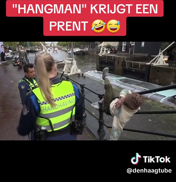 Hangman Gets a Ticket for Climbing and Hanging - Hilarious Encounter