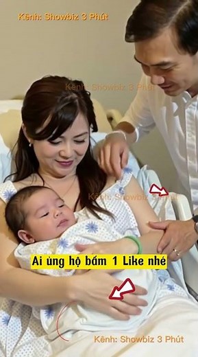 2 husband and wife with newborn daughter #manhquynh #showbiz #phinhung #tintuc #hvc