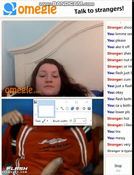 Omegle massive cumshot for 2 girls