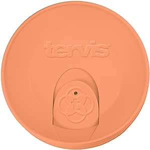Tervis Travel Lid Made in USA Double Walled Insulated Tumbler Travel Cup Keeps Drinks Cold & Hot, Fits 24oz Tumblers & 16oz Mugs, Citrus Sunrise