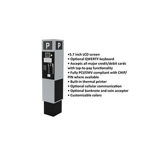 [Hot Item] Self-Service Terminal Payment Kiosk for Public Parking Lots Without Cashier
