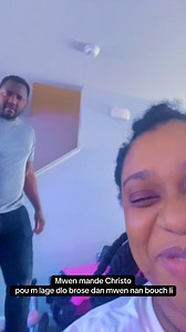 17K views · 527 reactions | Mande Christo poum lage dlo bwose bouch mwen nan bouch li pou l bwe poum we reyaktyon l #haitiennetiktok #lakayselakay #capcut #lanmou #haitian #viraltiktok #challenge #lifestyle #lakayselakay | Esther and Christo | Facebook