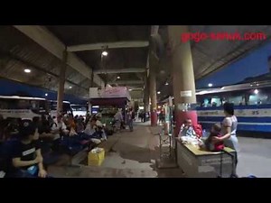 【4K Bangkok】Mo Chit Bus terminal(モーチットのバスターミナル)