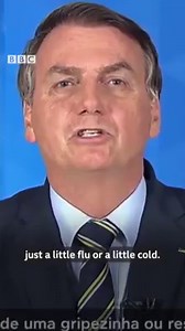 Brazil's President Jair Bolsonaro has been criticised for his response to coronavirus, most recently for attending an anti-lockdown rally where he was seen coughing without covering his mouth. bbc.in/3eGJb8K | BBC News