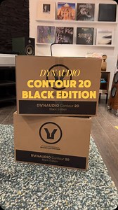 Vi packar upp den helt nya Dynaudio Contour 20 Black Edition🥳 Detta är inte bara en ny färg, det är en total uppgradering! Kom in och upplev den i butiken🧡 #hifi #audiophile #hifiaudio | Reference Audio