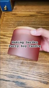 The making of Garden Party- monthly candle subscription 🌼