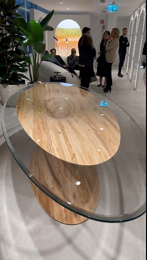 2.9K views · 39 reactions | Uragano dining table from Natuzzi pays...