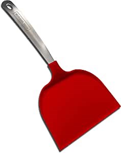 THE COOKIE MONSTER Wide Mouth Mega Spatula | 6" Turner for Cookies, Eggs, Quesadillas, Pancakes, Smashed Burgers | Safe for Nonstick Pans