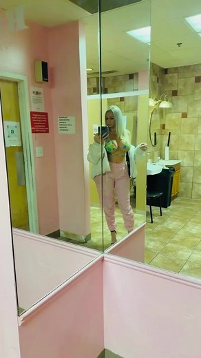 4.8K views · 246 reactions | Selfie bathroom convos  #Interview ready!!  #Blonde #Pink #Barbie #Lifestyle #Video #Reels #Heels #Fun #Entertainment | Welcome To Mellyland Outtakes | Facebook