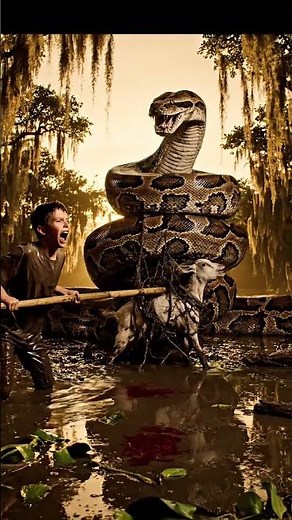 Boy Saved Goat. Then This Happened (Emotional Rescue from a Giant Python)