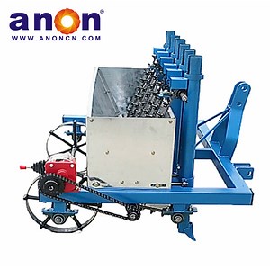 [Hot Item] Anon Garlic Machine Four Wheel Tractor Mounted 6 Rows Garlic Seed Planter