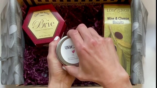 Wine Lovers Gift Basket Box with Bring Me Some Wine Socks Wine Glass and Bottle Tote