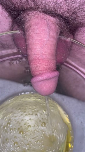 Pee about a pint in the middle of the night