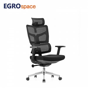[Hot Item] Egrospace Foshan Office Headrest Recliner Swivel Furniture CEO Factory Ergonomic High Back Mesh Chair