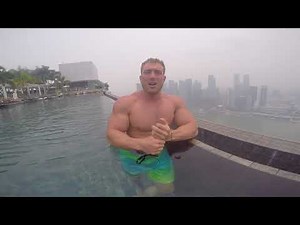 WBFF Pro Michael Walding In Singapore Explaining How He Eats While He Travels