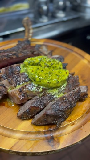 Cowboy Butter and a Tomahawk, can you name a better pair ? | The Cellar Restaurant