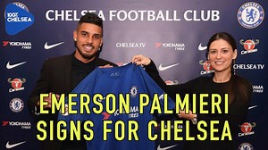 BREAKING: EMERSON PALMIERI SIGNS FOR CHELSEA Chelsea sign 23-year-old Brazilian born, Italian left back Emerson Palmieri from AS Roma! | 100PctChelsea