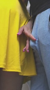 Almost Caught In a Bus When a Dirty Stranger CUM In Her Hand