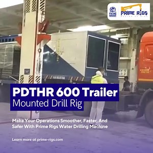 11 reactions · 24 shares | PDTHR-600 Model, Top drive DTH cum Rotary drill rig is capable of drilling in different formations such as Hard Rock by DTH, Unconsolidated / Alluvial formations using Air/Water/Foam flush by Rotary Method. Make Your Operations Smoother, Faster, And Safer With Prime Rigs Water Drilling Machine For more details Contact +91 98188 84615 | Prime Rigs Limited | Facebook