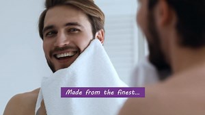 TowelSelections Mens Shower Wrap Adjustable Cotton Terry Cloth Spa Bath Towel Wrap Sauna Gym Towels for Men X-Large-XX-Large Blue