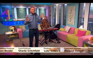 Suggs & Mike literally saved the day for Sunday Brunch with a last minute, stripped down performance of #MrApples. Watch the whole show via the 4OD player. #CantTouchUsNow - madness.lnk.to/Digital | Madness