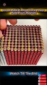 Unreal Makkah Royal Clock Tower Made From Magnets – The Most Mesmerizing Build Ever!