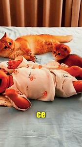 Chaton roux et bebe une rencontre inoubliable #fblifestyle | Le Monde des Chats et Chiens