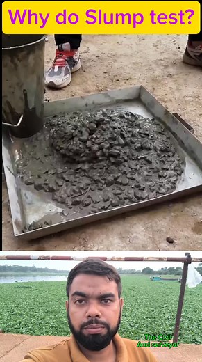 Why do slump test? #why #do #slump #test #reel #love #Amazing | The Civil and Surveyor